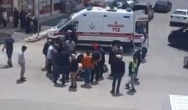 MOTOSİKLET KAZASINDA 1 KİŞİ YARALANDI