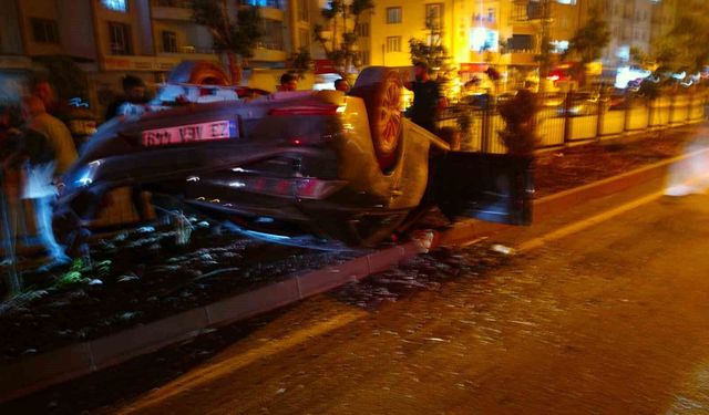 TRAFİK KAZASINDA 5 KİŞİ YARALANDI