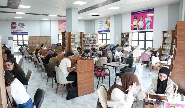YILIN İLK 6 AYINDA, 35 BİN ÖĞRENCİ KÜTÜPHANELERDE DERS ÇALIŞTI