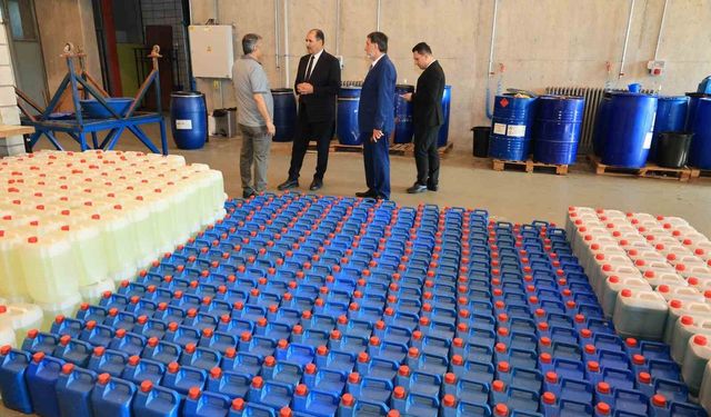 10 TON TEMİZLİK MALZEMESİ ÜRETİLİYOR