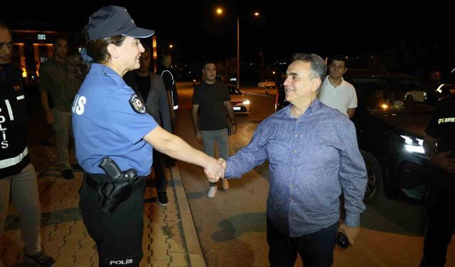 EMNİYET MÜDÜRÜ KARAN, İNCELEME YAPTI