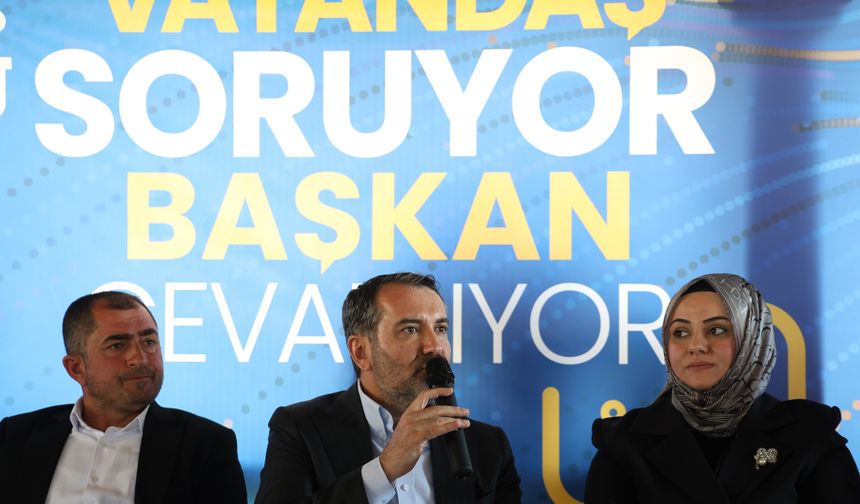 VATANDAŞ SORDU, BELEDİYE BAŞKANI ŞERİFOĞULLARI CEVAPLADI