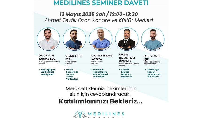 MEDİLİNES HOSPİTAL'DAN ELAZIĞ'DA DEV SEMİNER