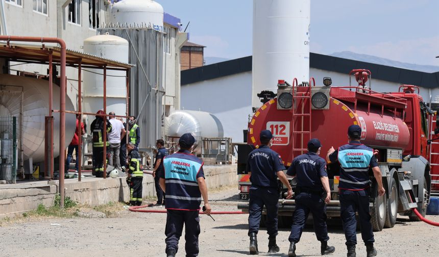 GAZDOLUM TESİSİNDE PATLAMA...