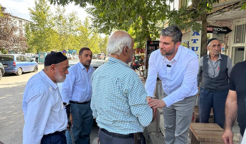 NAZIRLI, PALU VE BEYHAN’DA VATANDAŞLARLA BULUŞTU