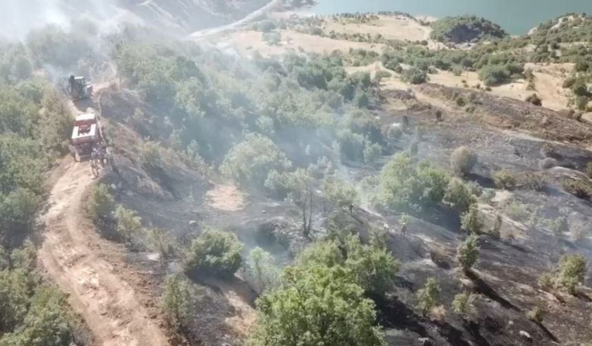 YANGIN BÜYÜMEDEN SÖNDÜRÜLDÜ
