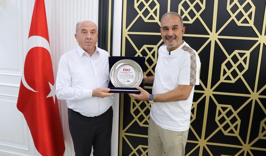 BAŞKAN ALAN’DAN İŞ İNSANI MEHMET ÇETİN’E TEŞEKKÜR ZİYARETİ