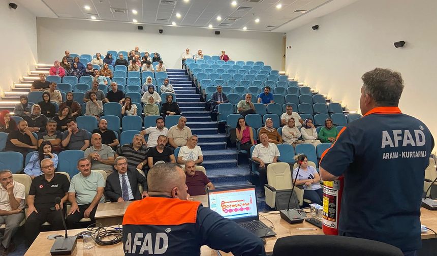 AFET FARKINDALIK, YANGIN VE TAHLİYE TATBİKATI