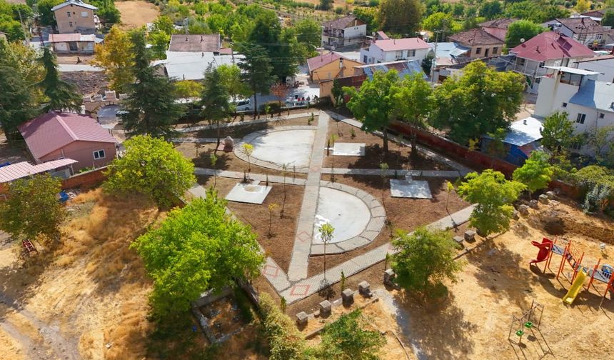 PARK ALANI HİZMETE GİRİYOR