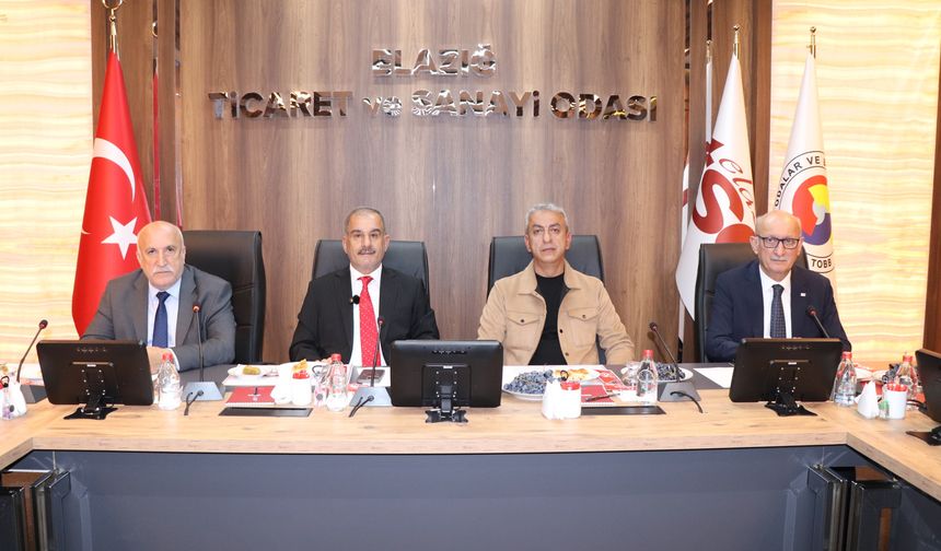 ELAZIĞ TSO EKİM AYI MECLİS TOPLANTISI GERÇEKLEŞTİRİLDİ