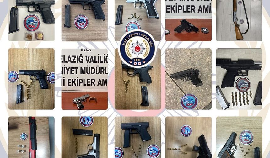 ELAZIĞ'DA ARANAN 89 ŞAHIS YAKALANDI
