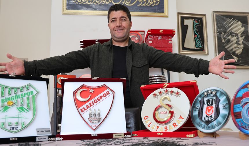 HOBİSİNİ SANATA DÖNÜŞTÜRDÜ