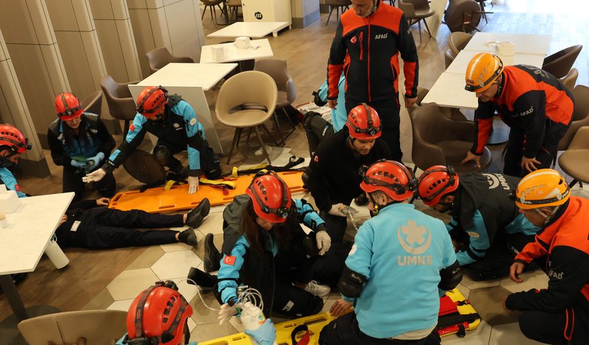 DEPREM VE YANGIN TATBİKATI