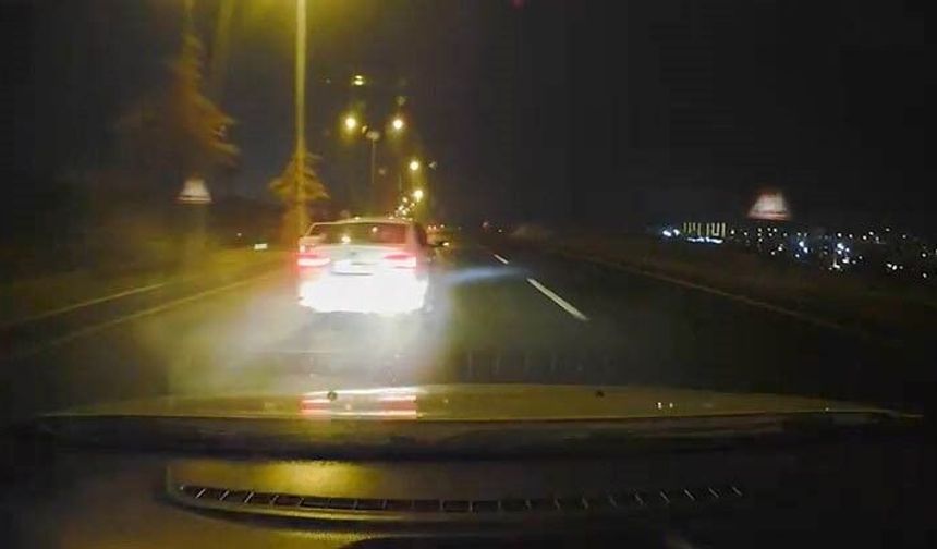 ISLAK YOLDA MAKAS ATTI, KAMERAYA YAKALANDI