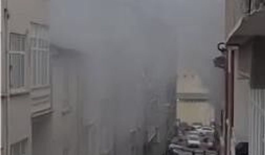 METRUK BİNADA YANGIN