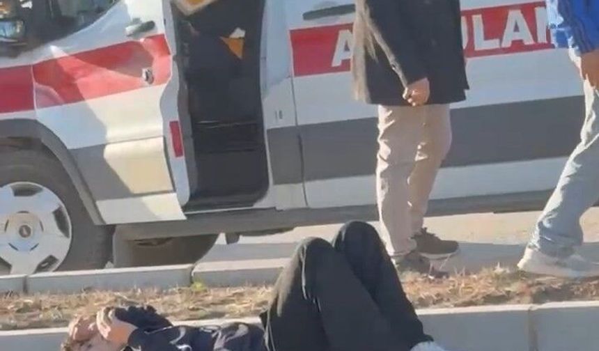 MOTOSİKLET KAZASI: 2 YARALI