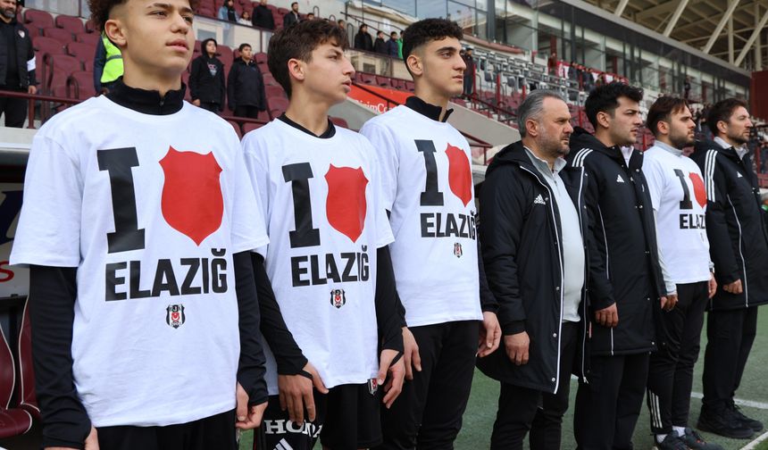 DOSTLUK MAÇI: ELAZIĞSPOR U16: 2 - BEŞİKTAŞ U16: 1