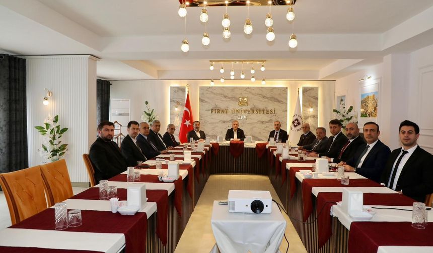FIRAT ÜNİVERSİTESİ PAYDAŞLARI İLE BİR ARAYA GELDİ