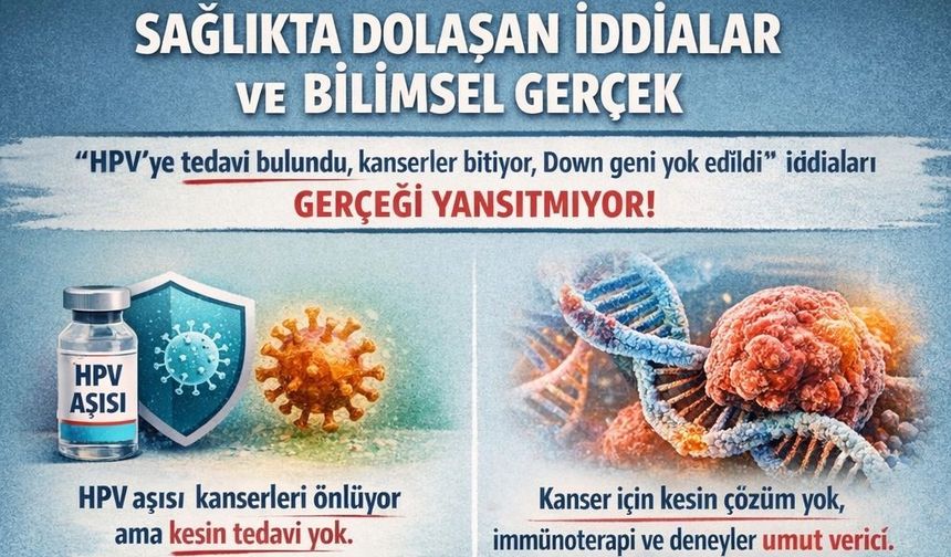 SAĞLIKTA DOLAŞAN İDDİALAR VE BİLİMSEL GERÇEKLER