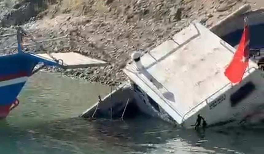 FIRTINAYA DAYANAMADI SULARA GÖMÜLDÜ