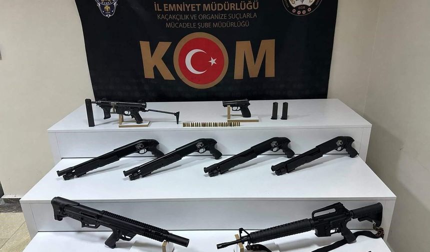 8 ADET RUHSATSIZ SİLAH ELE GEÇİRİLDİ