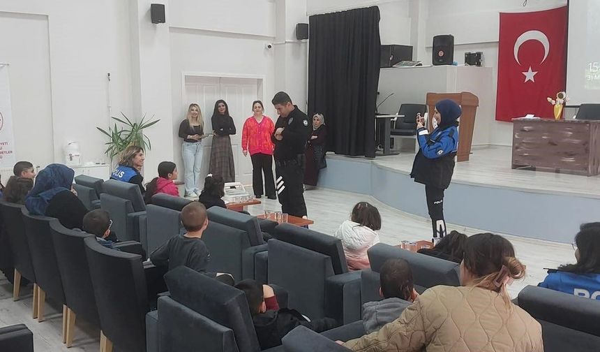 ELAZIĞ'DA ÇOCUKLARA YÖNELİK BİLİNÇLENDİRME FAALİYETİ