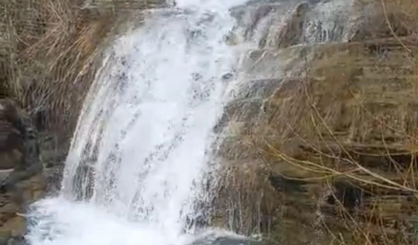 YAĞIŞLAR SONRASI ŞELALELER COŞTU