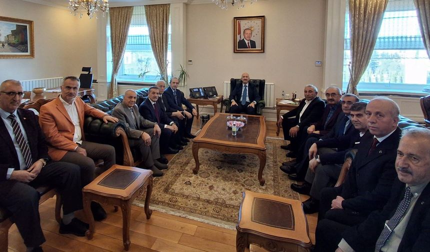 ELBİRFED’DEN BAKAN YARDIMCISI CANGİR’E ZİYARET