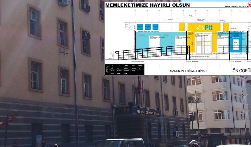 MADEN PTT BİNASININ İHALESİ YAPILDI