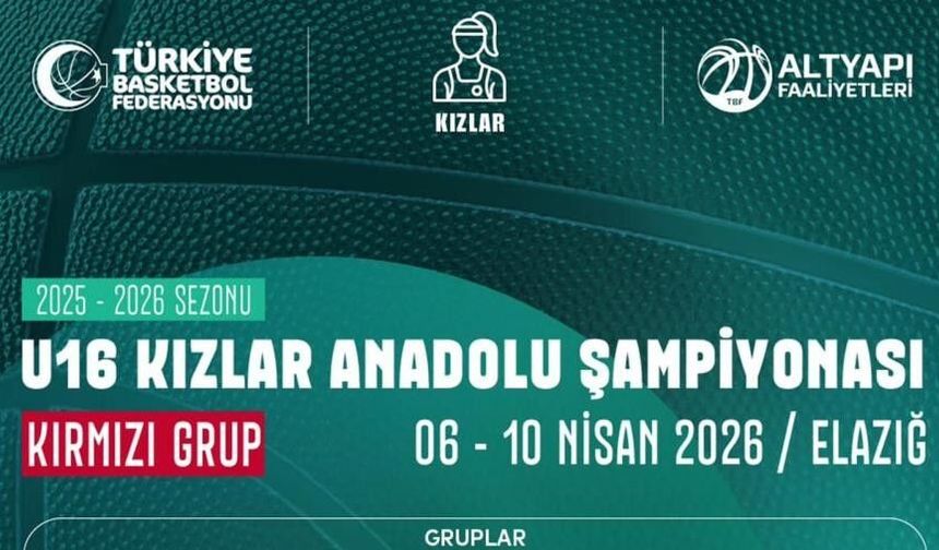 BASKETBOL U16 KIZLAR ANADOLU ŞAMPİYONASI ELAZIĞ'DA