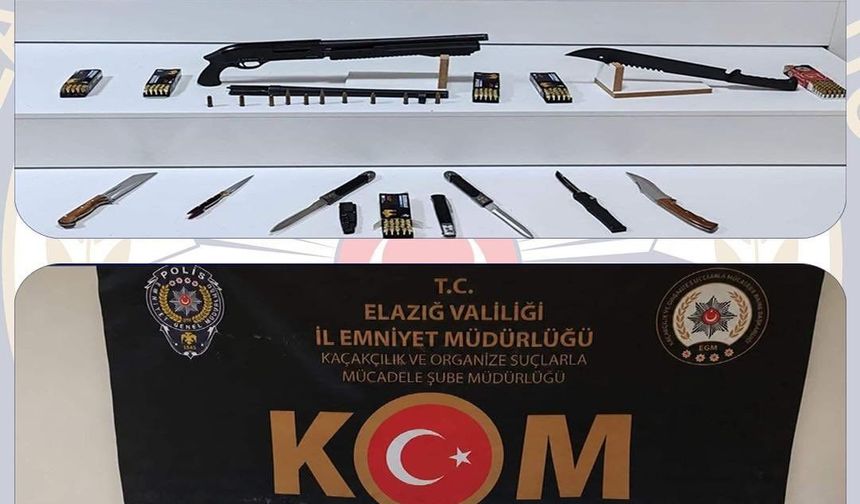 9 ADET RUHSATSIZ SİLAH ELE GEÇİRİLDİ