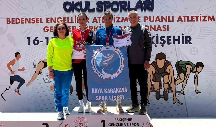 ELAZIĞLI ATLETLERDEN BÜYÜK BAŞARI