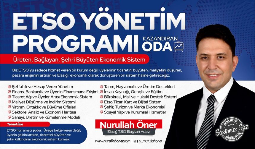 EKONOMİK DÖNÜŞÜM MANİFESTOSU