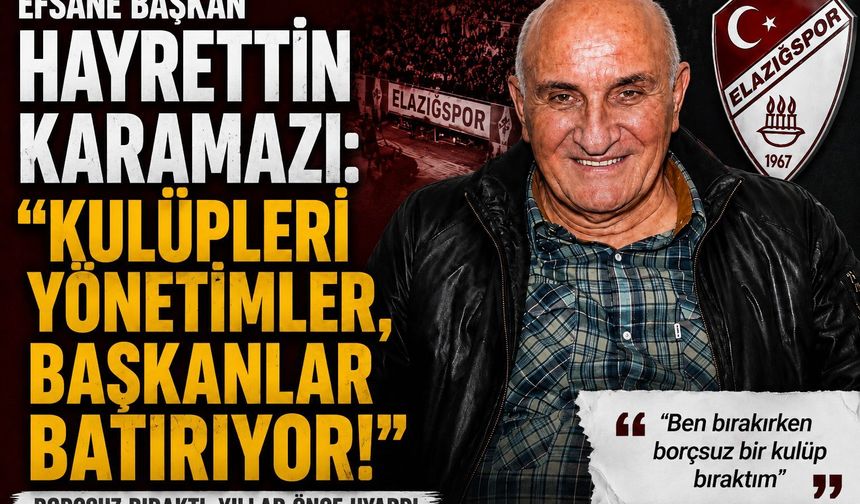 EFSANE BAŞKAN YILLAR ÖNCE TEHLİKEYİ GÖRMÜŞ