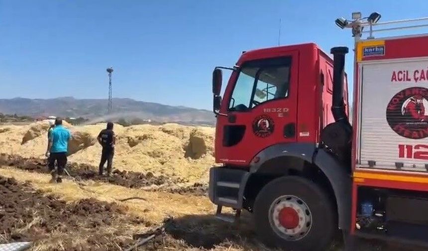 SAMAN YANGINI BÜYÜMEDEN SÖNDÜRÜLDÜ