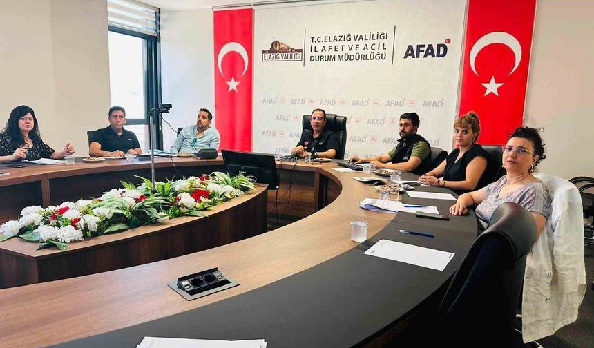 AFET RİSKLERİNİN AZALTILMASINA YÖNELİK ÇALIŞMALAR ELE ALINDI