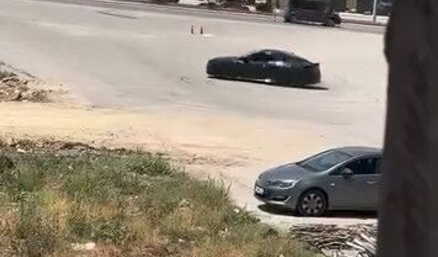 DRİFT ATAN SÜRÜCÜ KAMERAYA YANSIDI
