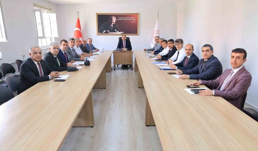 YENİ EĞİTİM ÖĞRETİM YILINA İLİŞKİN HEDEFLER ELE ALINDI