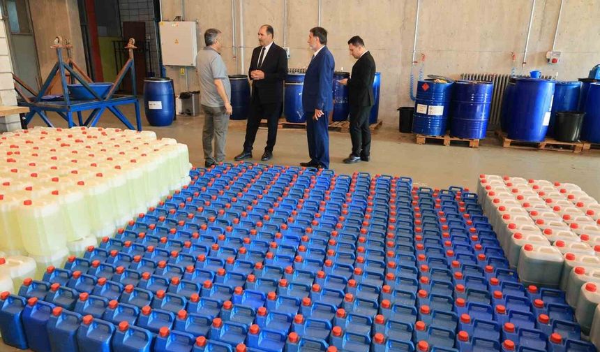 10 TON TEMİZLİK MALZEMESİ ÜRETİLİYOR