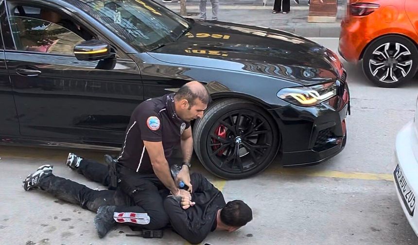 POLİSTEN KAÇAMADI