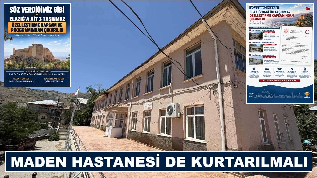 MADEN HASTANESİ DE KURTARILMALI…