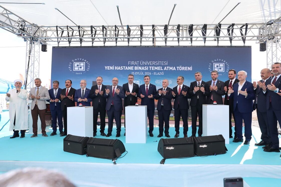 800 YATAKLI YENİ FIRAT ÜNİVERSİTESİ HASTANESİNİN TEMELİ ATILDI