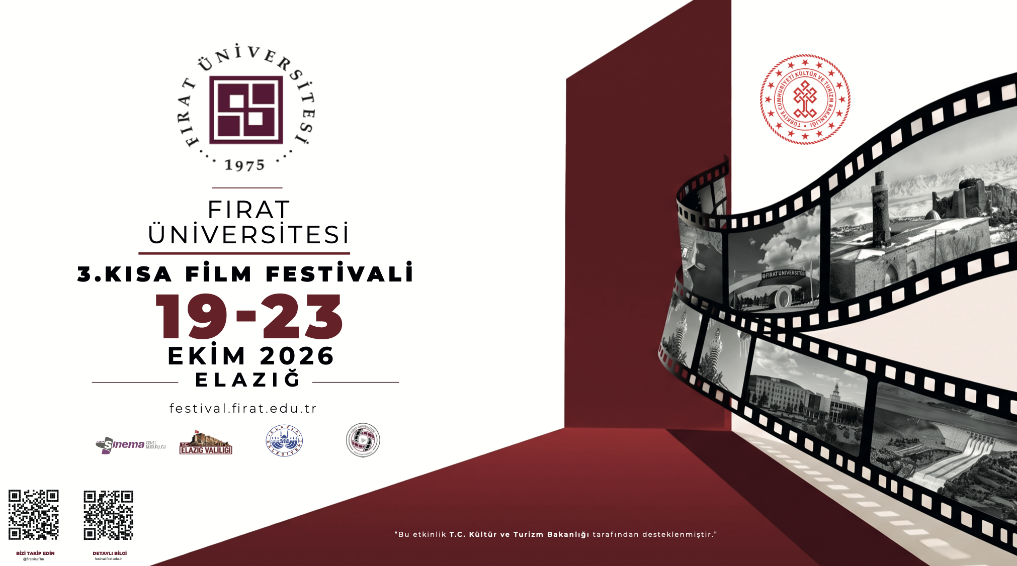 FIRAT ÜNİVERSİTESİ 3. KISA FİLM FESTİVALİ BAŞLIYOR